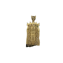 10k Gold Jesus Italia Pendant CAL-038