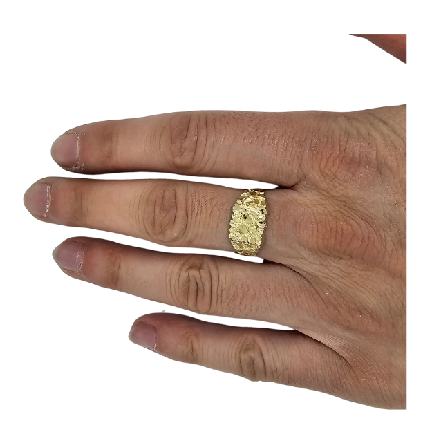 10k Gold Nugget Ring