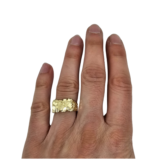 10k Gold Nugget-39 Ring