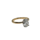 14K OVAL 1.00CT VS DIAMOND ENGAGEMENT RING