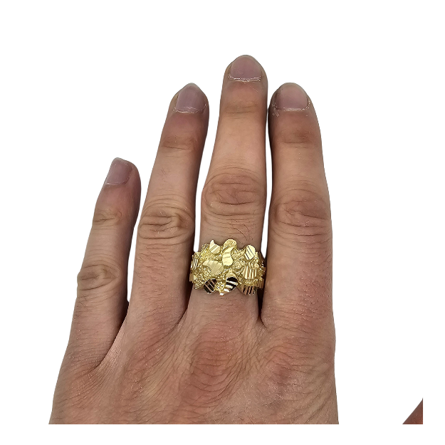 10k Gold Nugget-25 Ring