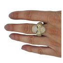 10K Gold Skull Ring New CAL-007