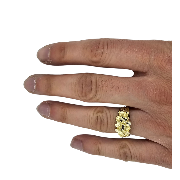 10k Gold Nugget-26 Ring