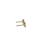 Elegant Radiant 1.00 CT Diamond VS Lab 14K Yellow Gold Earrings