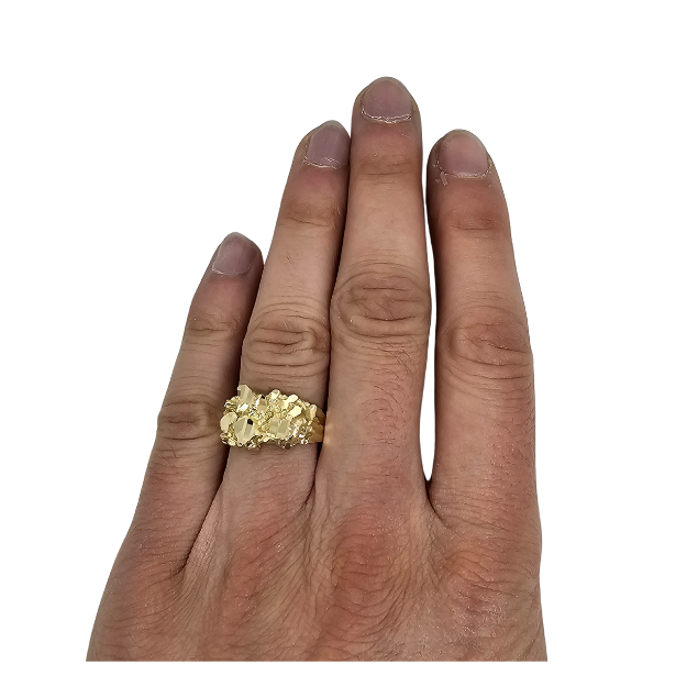 10k Gold Nugget-28 Ring