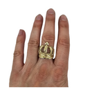 10k Gold Crown Ring