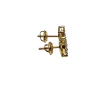 10K Yellow Gold Diamond Stud Earrings with 0.70 ct Natural Diamonds – Bold Elegance