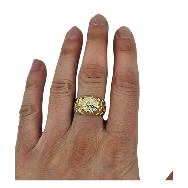10k Gold Mercedes Ring