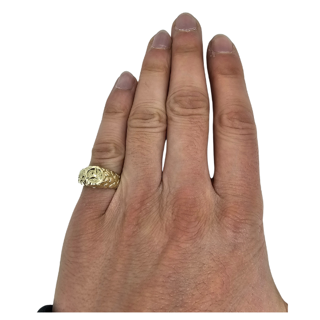 10k Gold Mercedes Ring