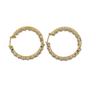 10k Round Earrings 5.33ct VS Diamonds