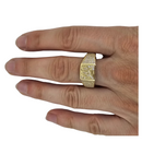 10K Gold One Hundred Ring New CAL-012