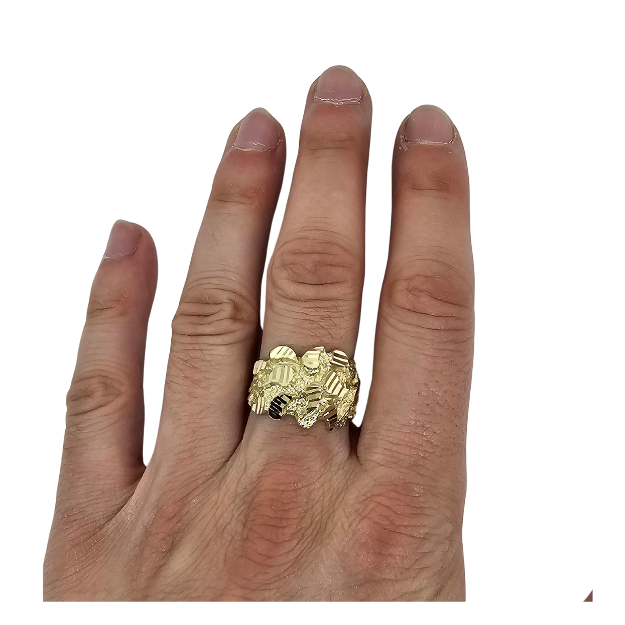10k Gold Nugget Ring