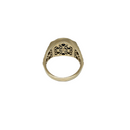 King's Roar : Bague pour homme en or jaune 10K avec motif de tête de lion