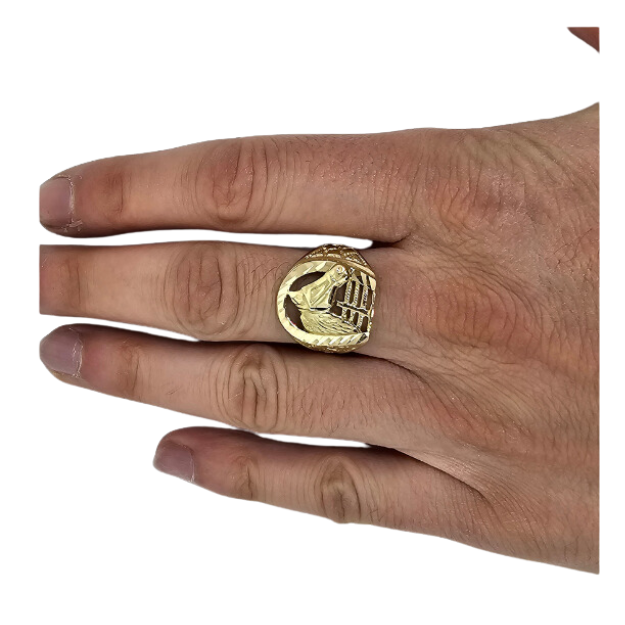 10k Gold Horse Ring