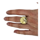 10K Gold Globe Ring