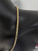 14k 5mm franco solid gold/full