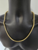 14k 5mm franco solid gold/full