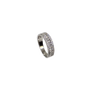 Elegant 14kt White Gold Ring with 1.00 Carat Lab-Grown VS Diamonds LR0780-LAB