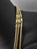 3mm 10k Franco Yellow Gold Solid/Full