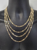 5mm Curb chain meduse style yellow gold 10 karat