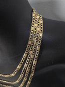 5mm Curb chain meduse style yellow gold 10 karat