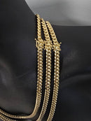 10k 7mm Miami Cuban Link Or massif