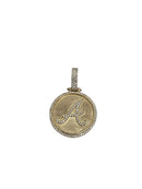 10k A rond solid 0.50ct diamants