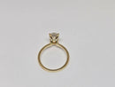 Beautiful Oval shape Solitaire 2.13 CT Lab Diamond Engagement Rings in 14K Yellow gold