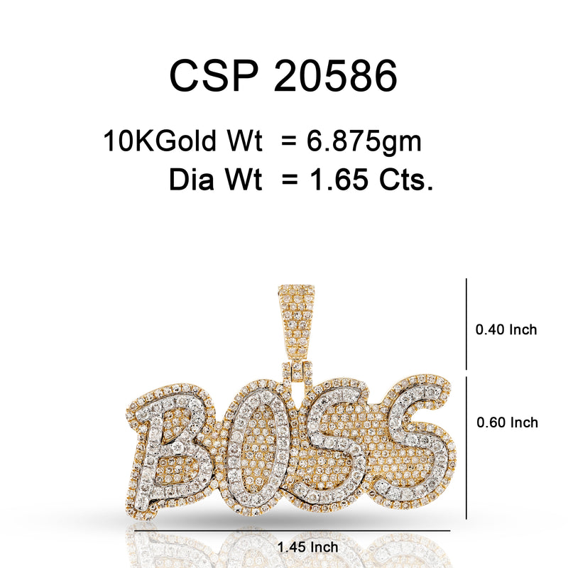 10k BOSS  1.65ct of Diamonds