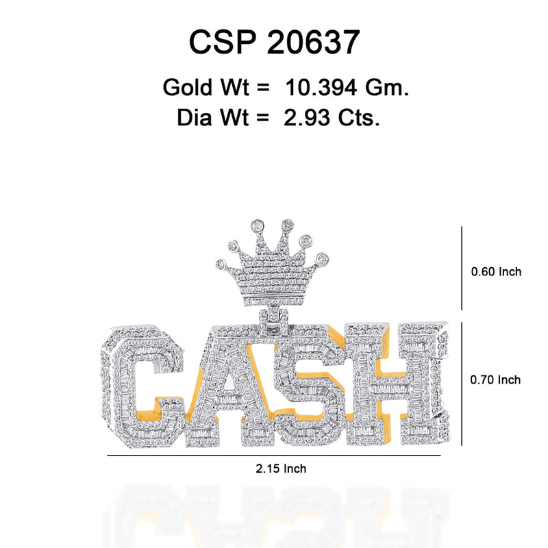 10k Cash 2.93ct of Diamonds