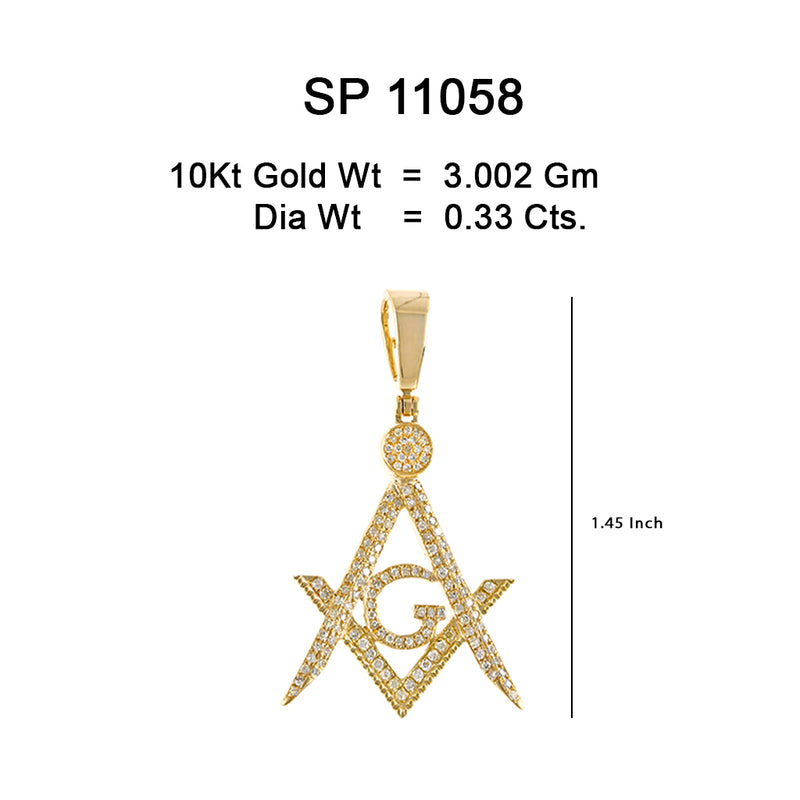 10k  0.33 ct Gold necklace