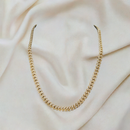 -10MM Yellow Gold Monaco Solid Chain With 15.00ct Diamonds