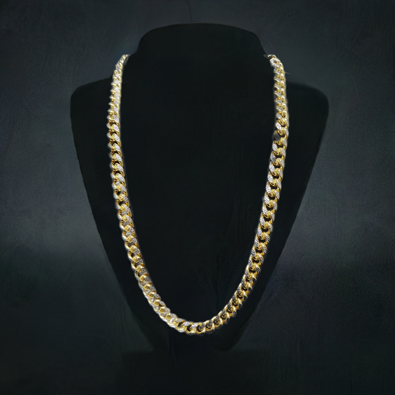 10k 13mm Miami cuban Link Diamond cut