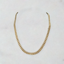 -10MM Yellow Gold Monaco Solid Chain With 15.00ct Diamonds