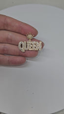 10k Queen Crown 1.17ct of Diamonds