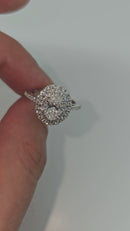 14k 1.62ct Oval Diamond Engagement Ring