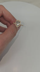 14k 2.53ct Pear shape VS Diamonds