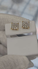 10K 1.00CT Boucle D 'Oreilles avec Vis DE-043