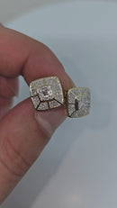 10K 0.06CT Boucle D 'Oreilles avec Vis DE-040