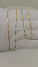 14k 2mm Miami Cuban Link hollow