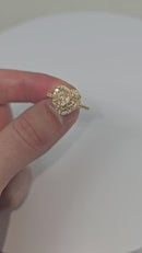 10k 0.71ct Heart  SI  Diamonds New