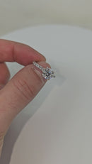 14k 1.50ct Round Shape VVS Diamonds Ring