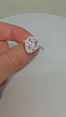Magnifique bague 14k 3.74ct Pear Shape Vs Diamonds
