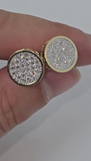 10K 0.53CT VVS/VS Diamond Stud Screw Back