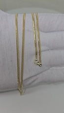 14k 2mm Miami Cuban Link solid/full