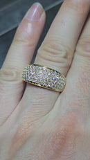 10k 1.42ct vs lab diamonds wedding bandx11