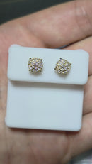 10k 0.25ct Studs vs lab diamonds