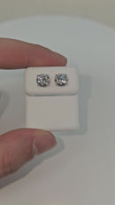 14k 2.00ct VS Lab  diamond Studs Screw back earrings