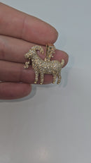 10k The Goat 2.00ct Of diamonds Yellow Gold