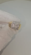 10k 0.41ct diamond ring